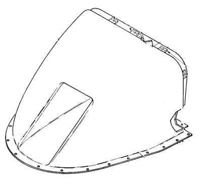 AS355 AIR INTAKE COWLING - 355A5805100301